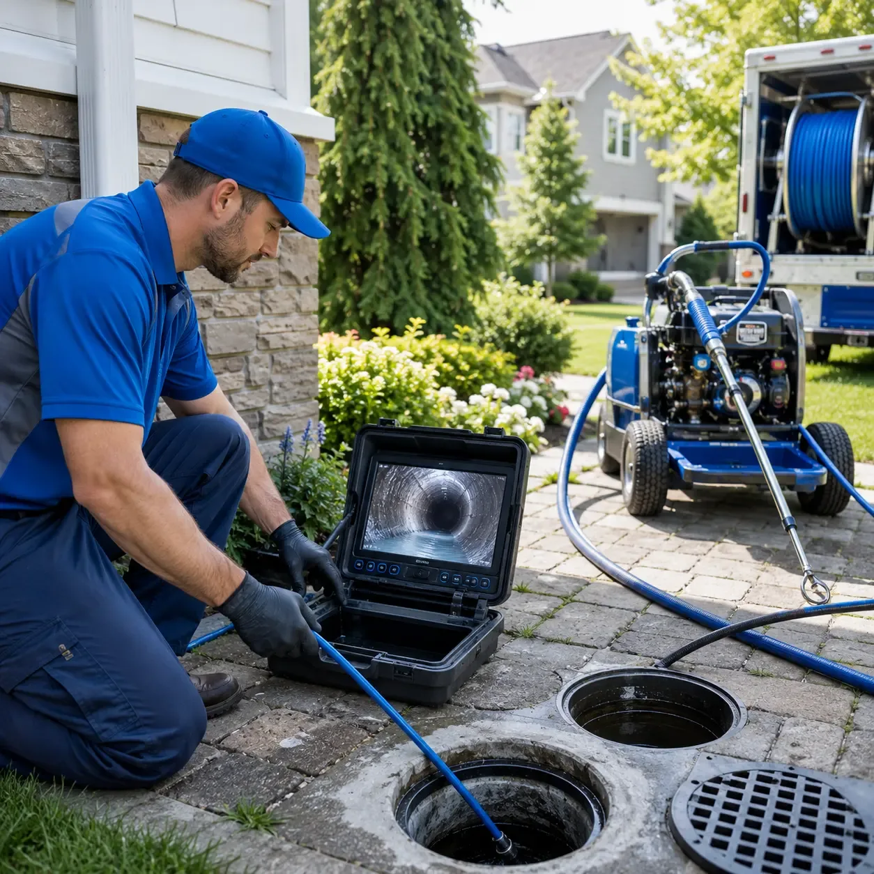Outdoor drain cleaning professionals serving Lost Springs, KS